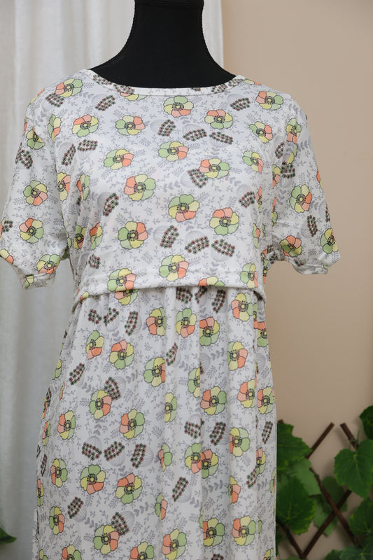 Floral Meadow Maternity Dress