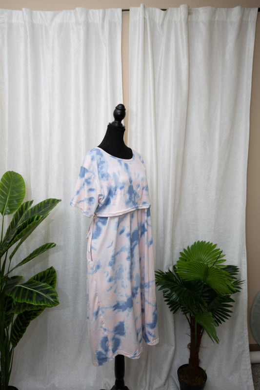 Cloudy Sky Maternity Dress
