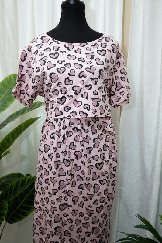 Wild at Heart Maternity Dress